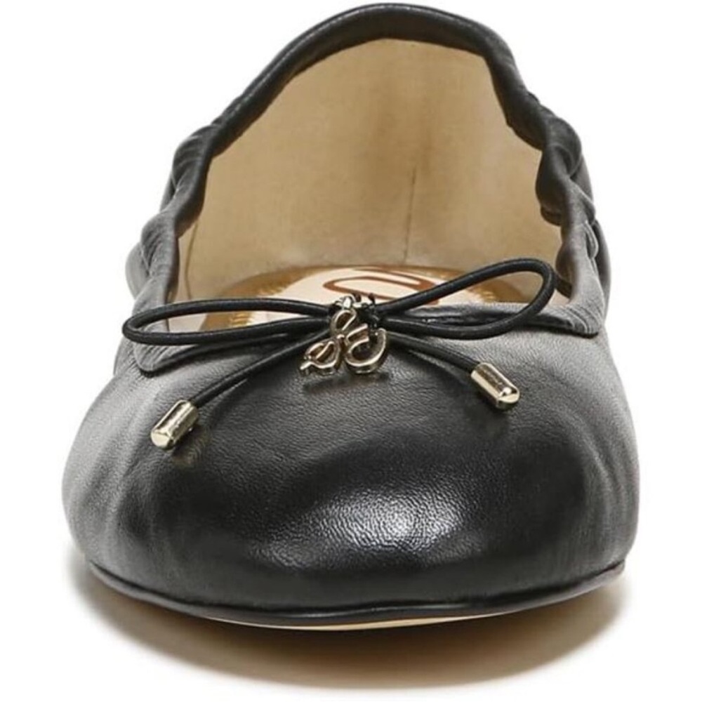SOLD❣️ Sam Edelman Elegant Black Leather Ballet Flats ~size 8 - Picture 5 of 9